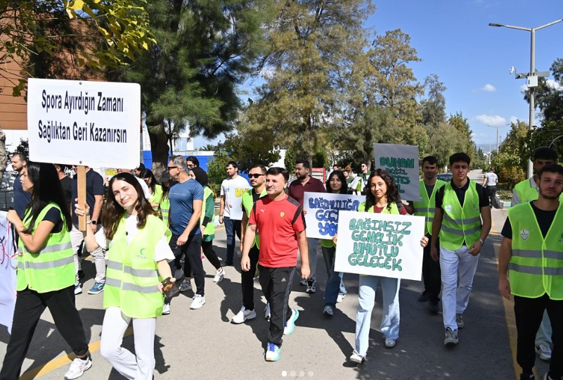 Karacaoğlan Yerleşkesi’nde “Sağlıklı Yaşam Yürüyüşü” Düzenlendi