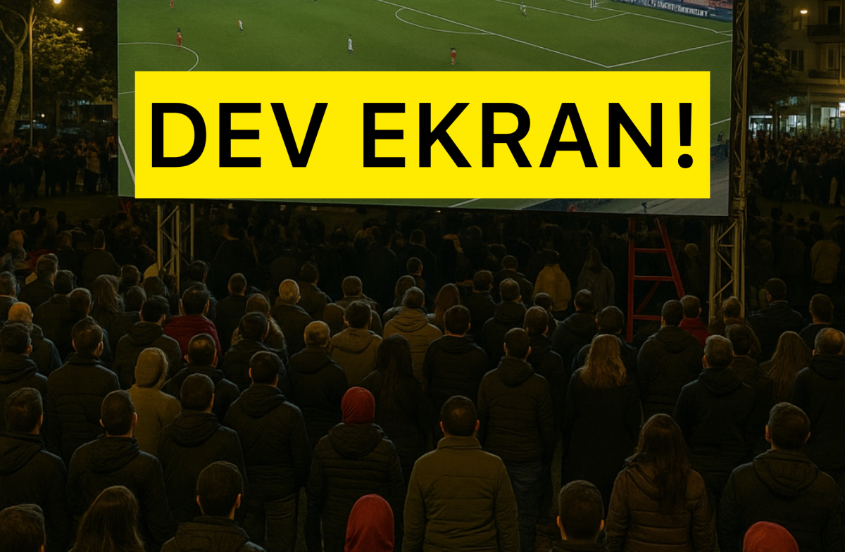 Osmaniye’de Milli Maç İçin Dev Ekran Kuruluyor