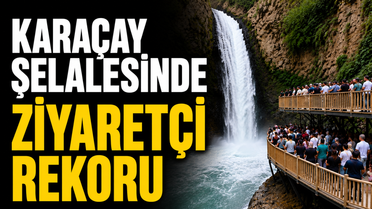 Osmaniye Karaçay Şelalesi’nde Bayram Yoğunluğu